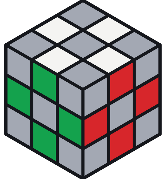 Qui hanno colore solo gli spigoli. Ognuno ha due colori e sta tra due centri.
