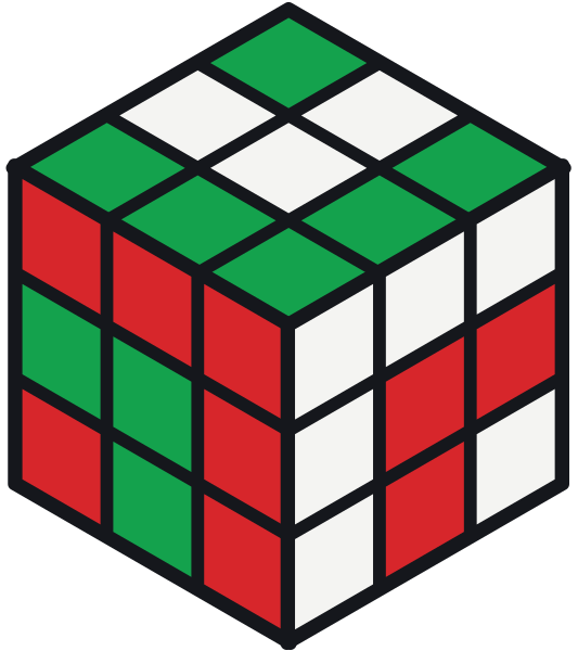 Cubo di Rubik con la figura anaconda