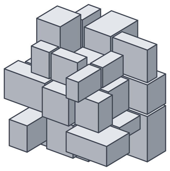 Un cubo specchio mescolato